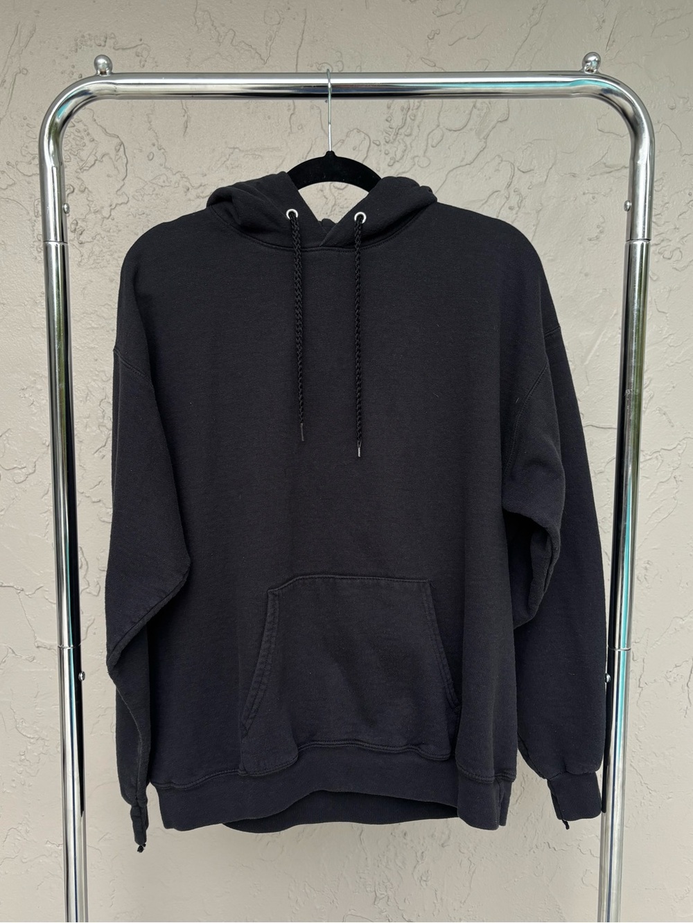 Hanes Black Hoodie Sweatshirt